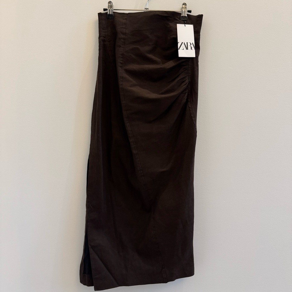 Zara Dark Brown Skirt